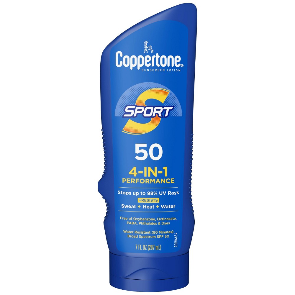 Photos - Cream / Lotion Coppertone Sport Sunscreen Lotion - SPF 50 - 7 fl oz