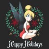 Women's Disney Peter Pan Tinker Bell Happy Holidays T-Shirt - 2 of 4