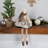 Northlight Sitting Reindeer Girl with Dangling Legs Christmas Figure - 18" - 3 of 4
