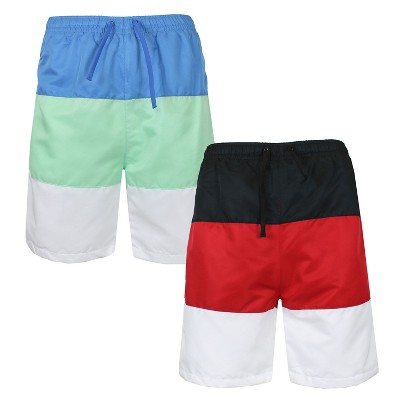Galaxy By Harvic Men's Dry Tech Active Workout Training Running Performance Shorts - 2 Pack