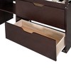 NicBex Twin Size Low Loft Bed with Pull-out Desk Pine Bed Frame with Blackboard, Shelves, Drawers, Ladder and Guardrail, Space Saving - 4 of 4