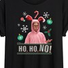 Women's - A Christmas Story - Ho Ho No Pink Bunny Suit Oversized Graphic T-Shirt - 2 of 4