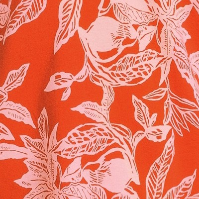 orange/peach etched leaves