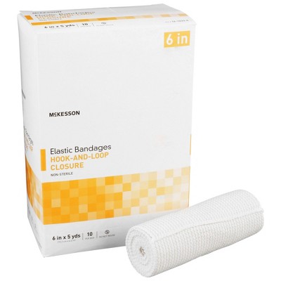 Mckesson Elastic Compression Bandages, 6 In. X 5 Yds., 10 Count, 5