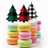 Big Dot of Happiness Holiday Plaid Trees - DIY Shaped Buffalo Plaid Christmas Party Cut-Outs - 24 Count - 3 of 4