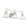 Livex Lighting Coronado 3 - Light Vanity in  Brushed Nickel - 4 of 4