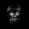 Junior's Design By Humans Nerd Gorillaz By ikaruz T-Shirt - 2 of 3