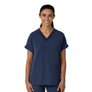 Wink Nova Women's Drop Shoulder Boxy Scrub Top - 1 of 4