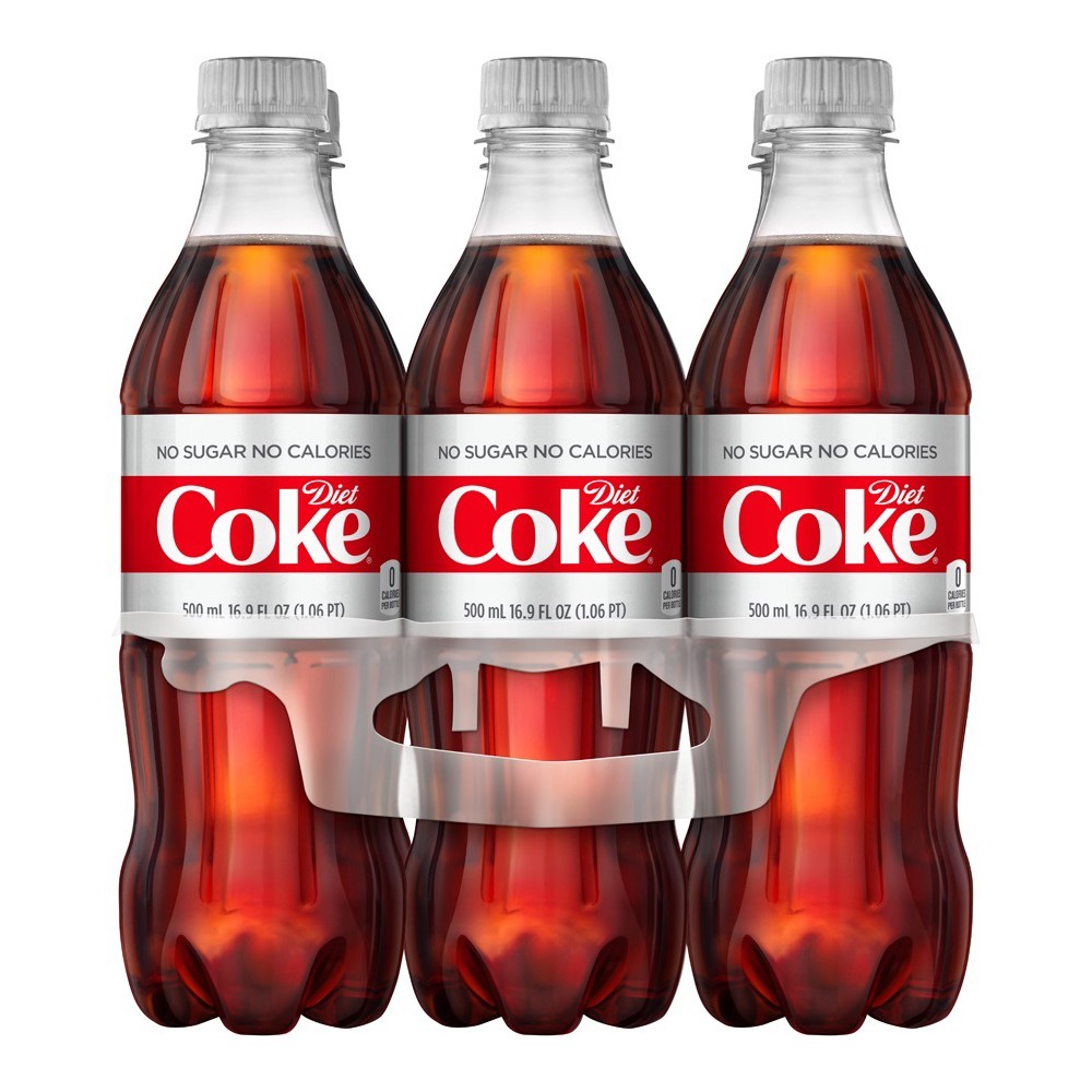 UPC 049000024692 product image for Diet Coke - 6pk/16.9 fl oz Bottles | upcitemdb.com