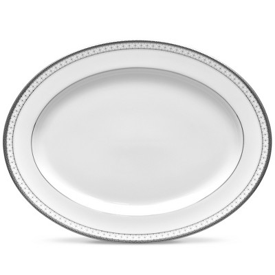 Noritake Rochester Platinum Medium Oval Platter