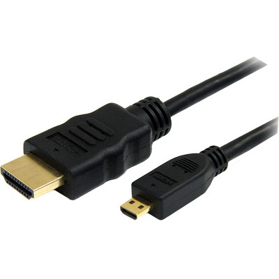 StarTech.com 3 ft High Speed HDMI® Cable with Ethernet - HDMI to HDMI Micro - M/M - HDMI - 3 ft - 1 x HDMI Male Digital Audio/Video
