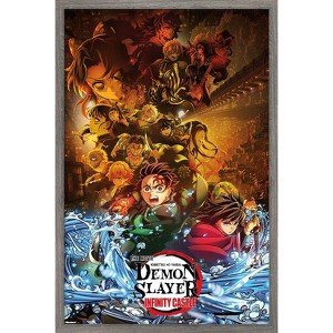 Trends International Demon Slayer: Infinity Castle (2025) - Group Key Art Framed Wall Poster Prints - 1 of 4