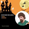 Costume Culture by Franco LLC Kenny Men's Costume Wig with Beard - Brown - 4 of 4