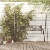 Garden Swing Bench Black Steel, Plastic Medium Hanging mount - 3 of 4