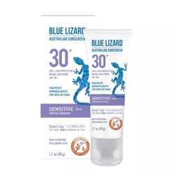 Blue Lizard Sensitive Face Mineral Sunscreen - SPF 30+ - 1.7oz