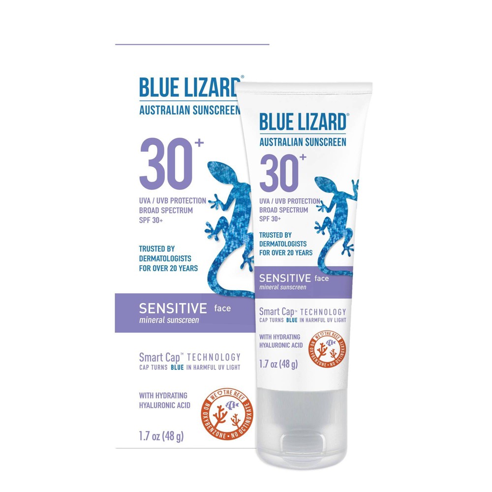 Blue Lizard Sensitive Face Sunscreen / GEL 1.7 OZ