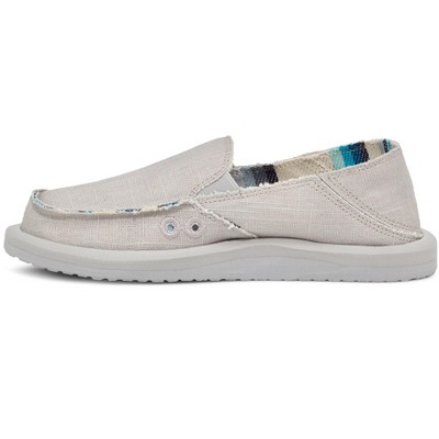Женские туфли Sanuk Donna Hemp Loafers - Grey, 10 — фото 5