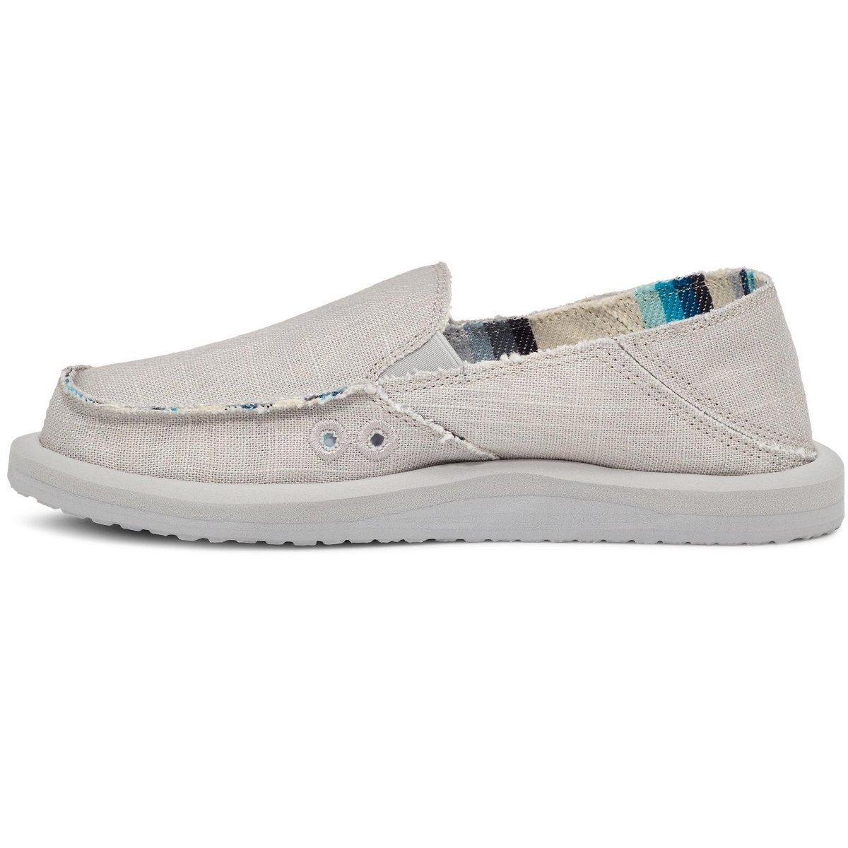 Женские туфли Sanuk Women's Donna Hemp Loafers - Grey, 10 — фото 5