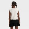 Girls' Cable Stitch Varsity Sweater Vest - Cat & Jack™ - 2 of 3