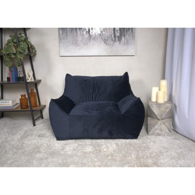 Grungis Bean Bag Chair,Velvet Beanbag Chair with Armrests,Adults Lounge Sofa,Comfy Couch for Living Room Bedroom