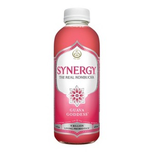 Synergy The Real Kombucha, Guava Goddess – 16 fl oz - 1 of 3