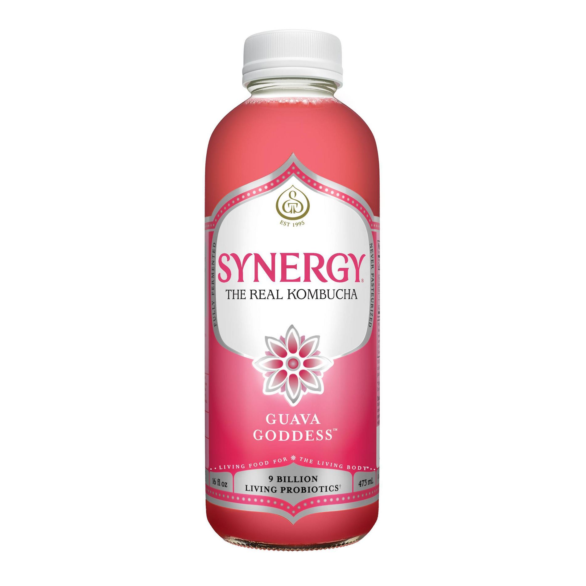 Synergy The Real Kombucha, Guava Goddess – 16 fl oz