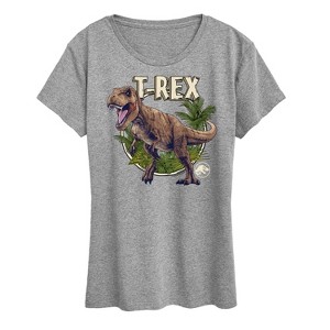 Women's - Jurassic Park - Tyrannosaurus Rex Short Sleeve Graphic T-Shirt - 1 of 4