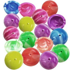 ArtCreativity Marble-Patterened Rubber Poppers (Pack of 12) - 1 of 4