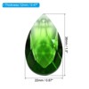 Unique Bargains Crystal Pendants Teardrop Beads for DIY Lamp Arts Crafts Decoration 6 Pcs - 2 of 4