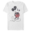Men's Mickey & Friends Distressed Mickey Mouse Pose T-Shirt - 2 of 4