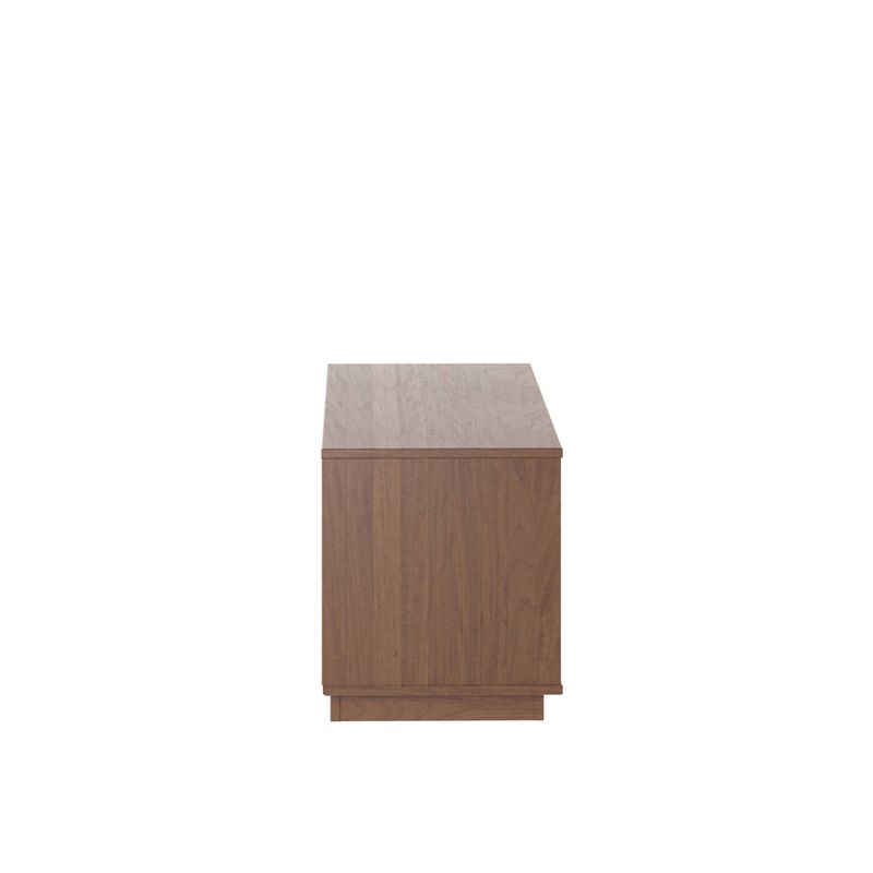 43.5&#34; Gunther Mid-Century Modular Media Cabinet Solid Wood 1 Door &#38; 1 Drawer Walnut - Linon, 6 of 14