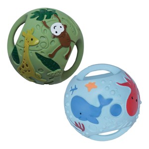 Tikiri Multi-Sensory Grabbing Balls - Set of 2 - 1 of 3