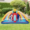 Outsunny 5-in-1 Inflatable Water Slide, Kids Castle Bounce House with Slide, Pool, Basket, Climbing Wall, Carry Bag, Repair Patches - 2 of 4