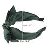 Unique Bargains Women's Double Layered Bow Knot Headband Hairband Accessories 2.6 Inch Wide 1Pc - 4 of 4