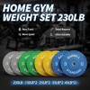 ER KANG Smith Machine, 2200lbs Squat Rack with LAT-Pull Down System & Cable Crossover Machine, Training Equipment with Leg Hold-Down Attachment - 3 of 4