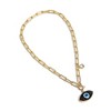 SOHI Women's Blue Evil-Eye Chain Necklace - 2 of 4