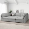 Belffin 9-Seater Sleeper Sectional - Convertible Cloud Couch with Plush Chenille & All-Module Storage - 3 of 4
