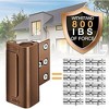 DOMETOUR Home Security Door Reinforcement Lock, Upgraded 800 lbs Safety Latch, Child Proof Deadbolt for Bedroom & Front Door - 3 of 4