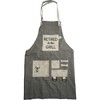 Pavilion Gift Company - Retired to the Grill - Canvas Grilling Apron - Kitchen Textiles - 4 of 4