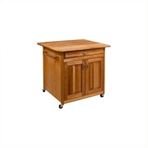 Wood The Big Work Center with Solid Back in Brown - Catskill Craftsmen - 1 of 1