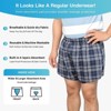 CARER Incontinence Boxer for Mens Bladder Leakage Washable Reusable - Medium Absorbency 2pk - 2 of 4