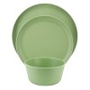 Gibson Home Fairhope 12 Piece Melamine Round Dinnerware Set - 2 of 4