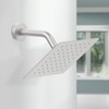 Shower Faucet With Storage Rack 8-inch Rain Shower Head Shower decoration kit with single spray shower head Shower Faucet Set Complete Brushed Nickel - 2 of 4