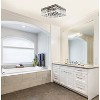 Elegant Lighting Maxime 14 inch black flush mount - 2 of 4