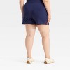 Women's Peanuts Graphic Shorts - Navy - 2 of 3