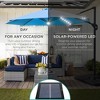 Best Choice Products 10ft 360-Degree Solar LED Lit Cantilever Patio Umbrella, Outdoor Hanging Shade - 3 of 4