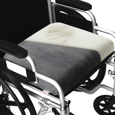 Cheer Collection Memory Foam Extra-Large Seat Cushion (Gray)