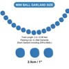 Unique Bargains Party Decorative Polyester Yarn Pom Pom Ball Garlands 4 Pcs - 2 of 4