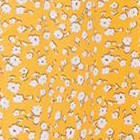 yellow background small white flower
