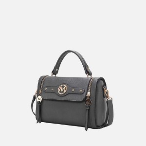 MKF Collection Sabrina Women's Vegan Leather Shoulder satchel Handbag by Mia K - 1 of 4